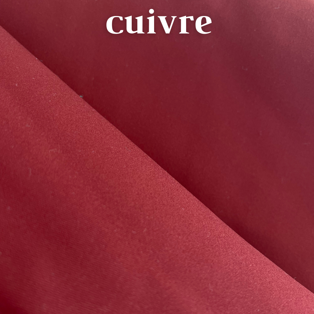 tissu de set de maillot de bain marilou studio couleur cuivre
