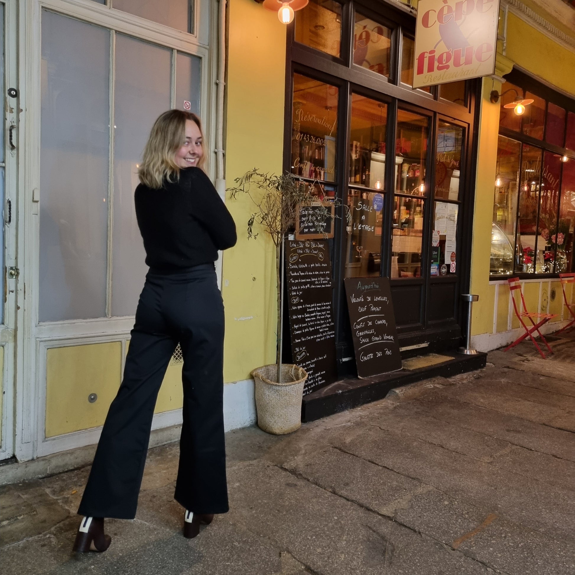 la patron couture du pantalon cousu