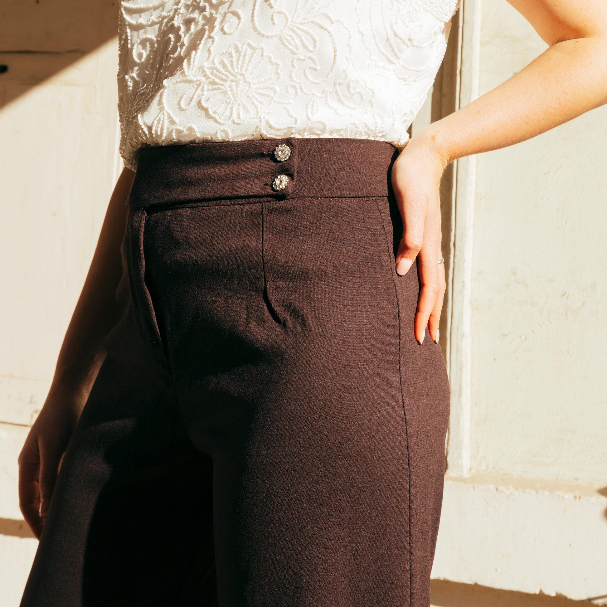 zoom sur le pantalon Marilou studio