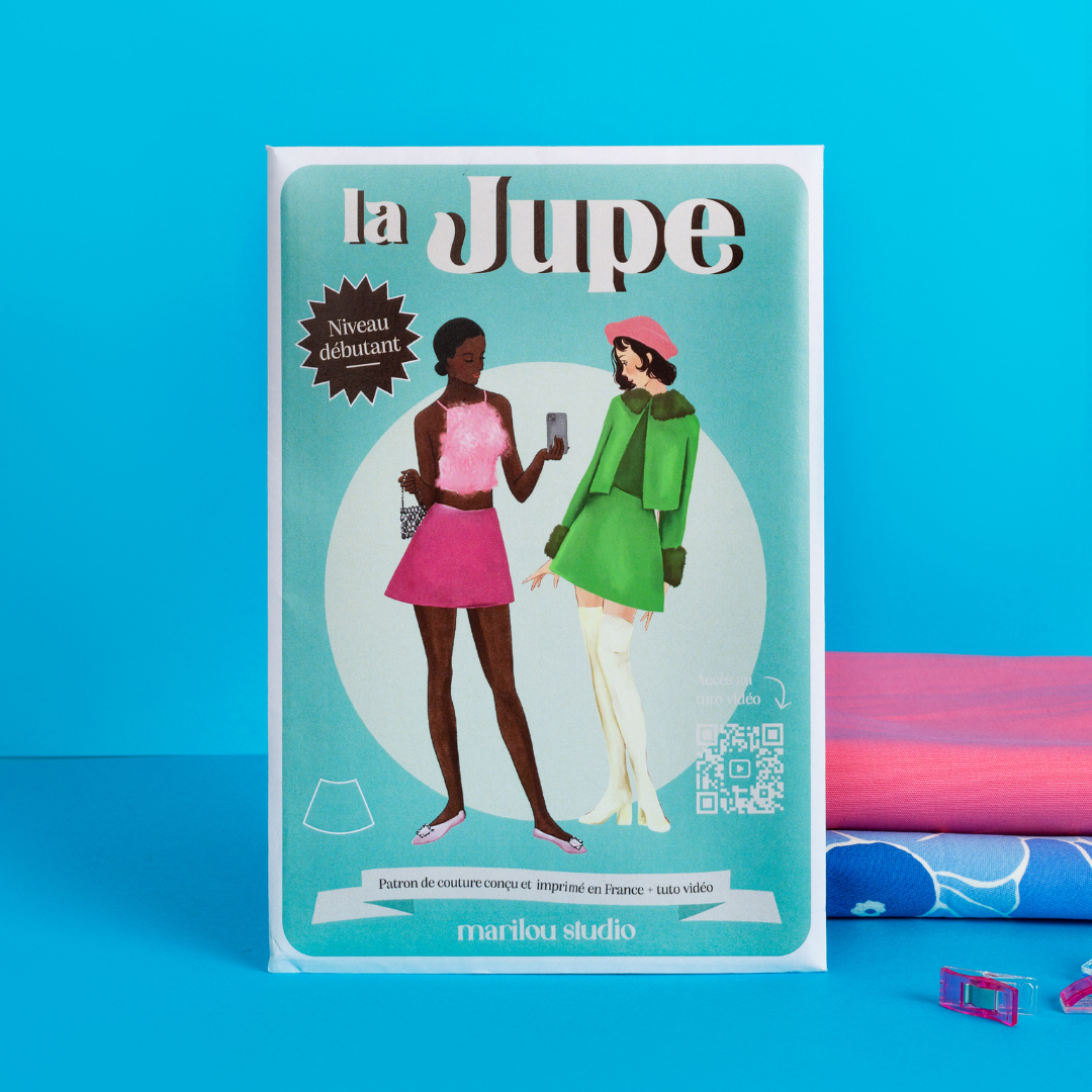 la patron de la jupe trapèze marilou studio