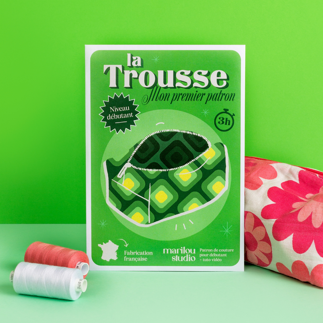 patron couture trousse debutant