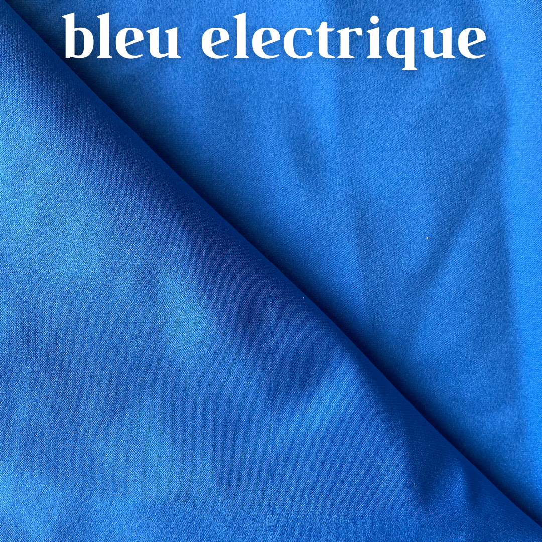 tissu de set de maillot de bain marilou studio couleur bleu électrique