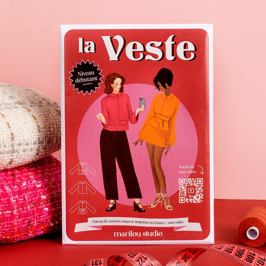 LE CACHE COEUR - Easy sewing pattern for beginners MARILOU STUDIO - marilou  studio